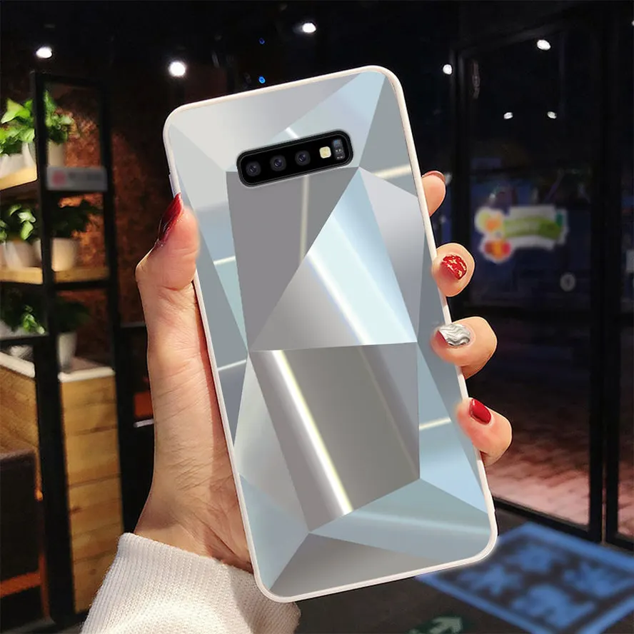 Роскошный чехол со стразами для Samsung Galaxy S20 Ultra S8 S9 S10 Plus S10e тонкий защитный мягкий