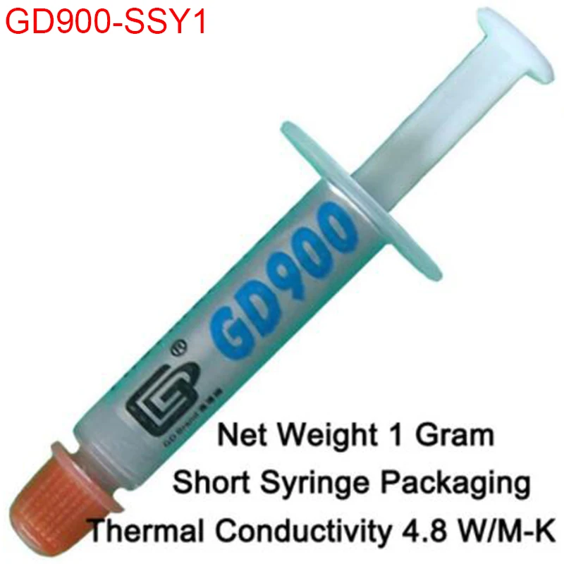 GD GD900-SSY1 GD900 высокая производительность штукатурка для радиатора паста процессор кулер вентилятор охлаждения Теплопроводящая смазка для VGA процессор вентилятор охлаждения GD900-1 - Цвет лезвия: GD GD900-SSY1