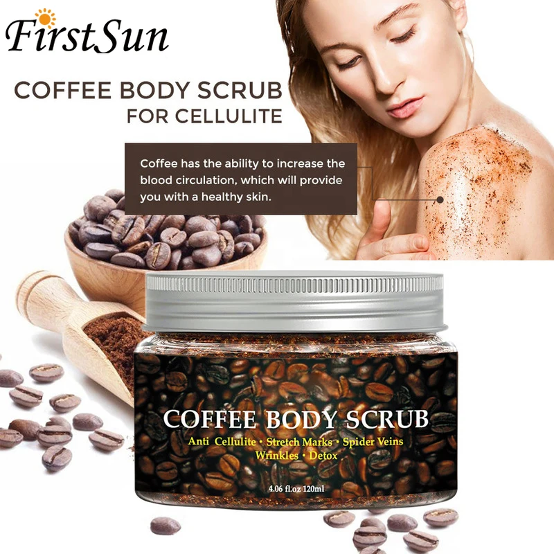 Coffee Scrub Body Scrub Cream Facial Dead Sea Salt For Exfoliating