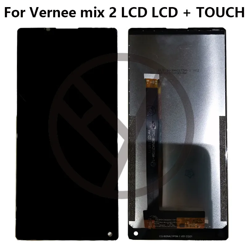 

For 100% Original Vernee Mix 2 LCD Display With Touch Screen Digitizer Assembly Replacement 6.0 inch 2160x1080P MIX 2 Phone LCD