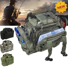 

Oxford Fabric Outdoor Waist Waterproof Multifunctional Large Capacity Canvas Fishing Lure Box Tackle Bags Tactical Package