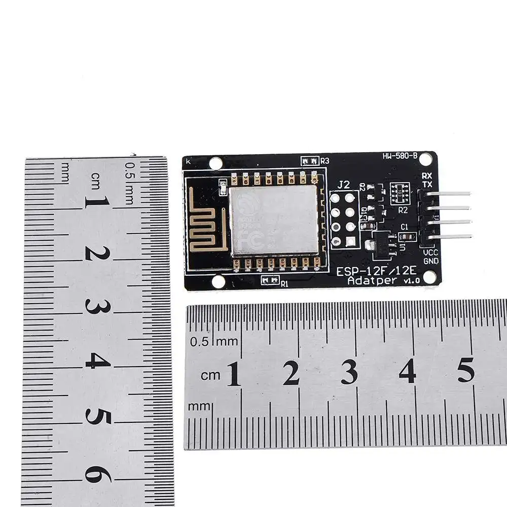 CLAITE 10 шт. 5 в 2,4 ГГц ESP-12E ESP8266 серийный wifi модуль беспроводной контроллер с адаптером беспроводной модуль