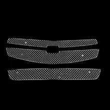 3 шт. подходит для Chevrolet Malibu 2013 из нержавеющей стали Передние решетки сотовая сетка решетка автомобильные аксессуары модификация автомобиля