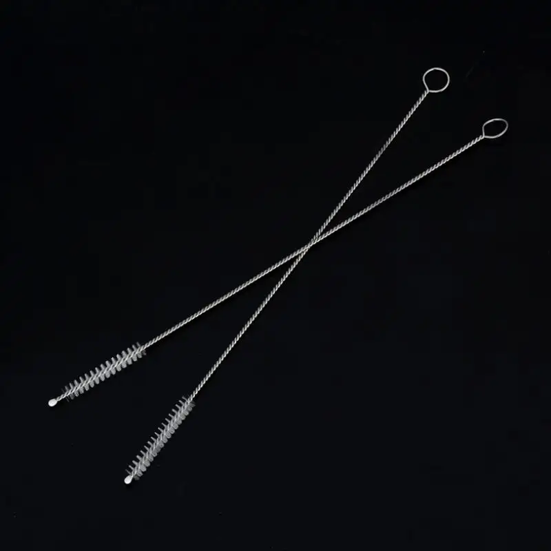 プレミア商品 新ステンレス鋼のクリーニングブラシスクラブ修理クリーニングロッドポーカーポータブル指リングフックため峰喫煙パイプツール Lx9284 超目玉 Www Empirepavers Com