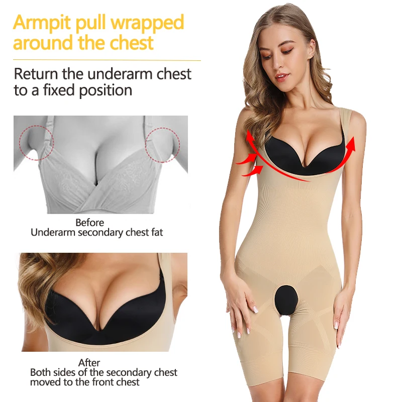 Для женщин бесшовные Full Body Shaper талии тренер корсет под грудью боди послеродовое Корректирующее белье Пояс для похудения Hot Shapers