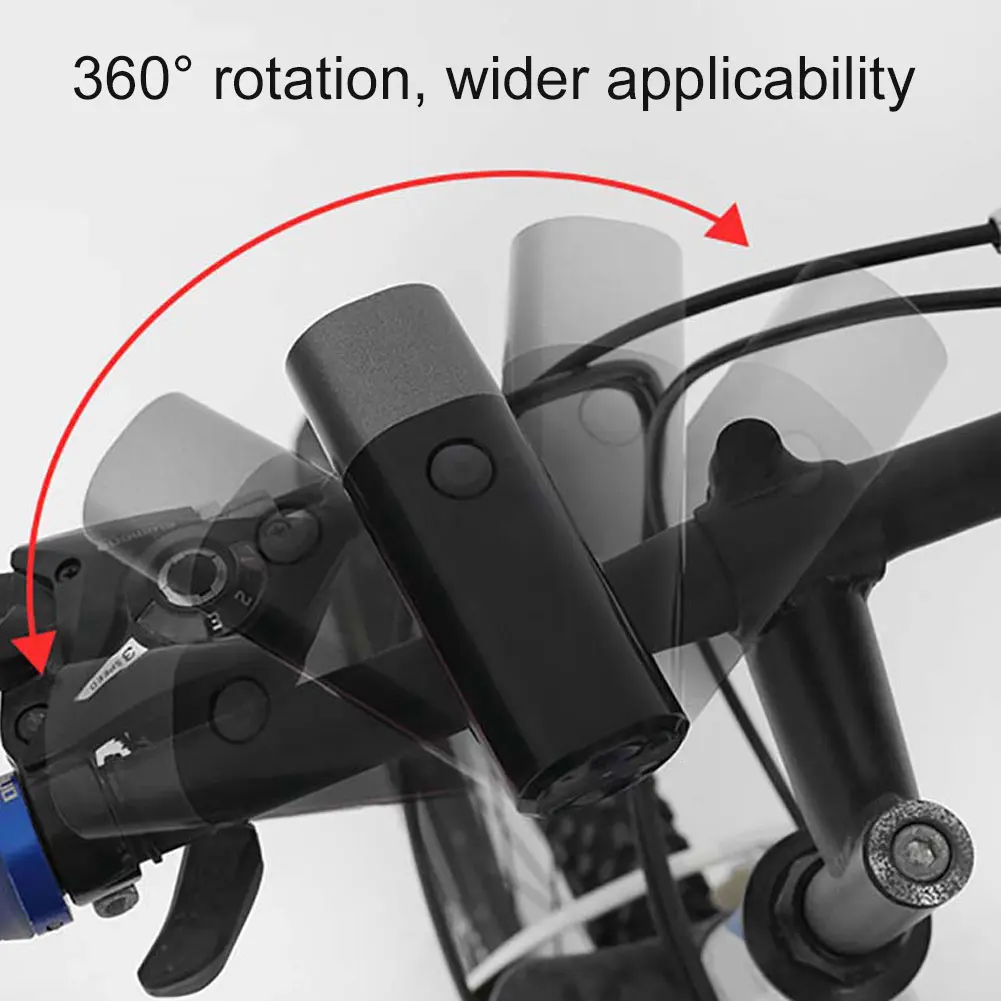 Велосипедный вращающийся светодиодный фонарь 4 режима Водонепроницаемый usb зарядка велосипедная лампа