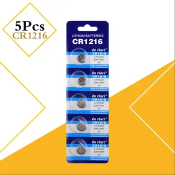 

3V CR1216 Button Battery DL1216 BR1216 Cell Coin Lithium Battery CR 1216 5034LC For Watch Electronic Toy Remote