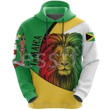 Tessffel bandeira do condado áfrica jamaica king emblema leão newfashion agasalho de treino 3 destampa masculino/feminino pulôver engraçado 22