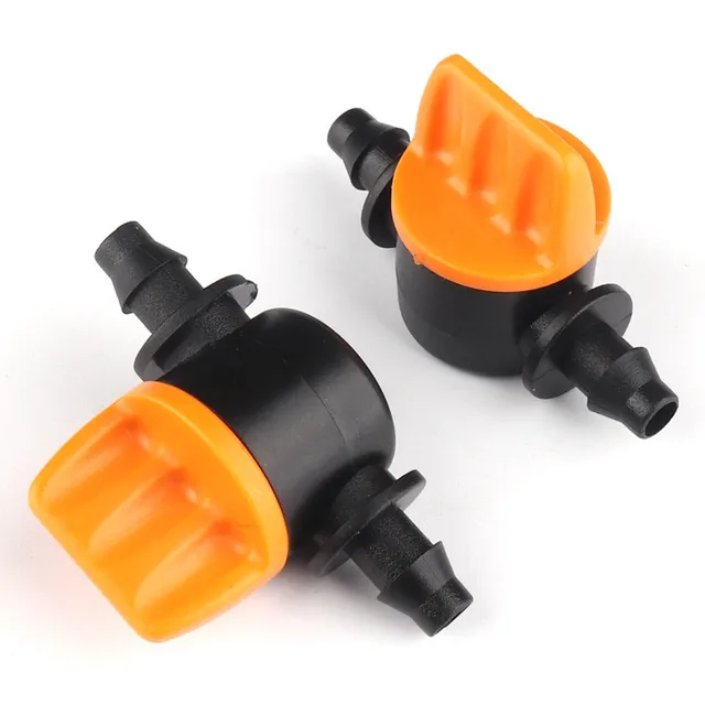 5Db 1/4 "Mini Szelepkert Csap 4/7 - 6 Mm -Es Kerti Öntözés Szögesdrótszelep -Szelep Tömlő Öntözőszerelvényekhez - Image 5