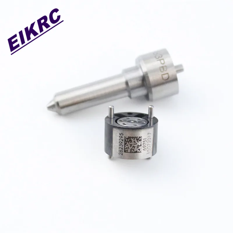 ERICK EJBR163295 комплект для ремонта инжектора 28239295 регулирующий клапан+ L163PBD(5-0,18) набор сопла для инжектора EJBR03301D