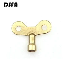 3 шт., 6 мм, отверстие, золотой тон, металлический переключатель, кран, ключ радиатора, ключи, водопроводный ключ, кровотечение, ключ для воздуха, водопроводный инструмент