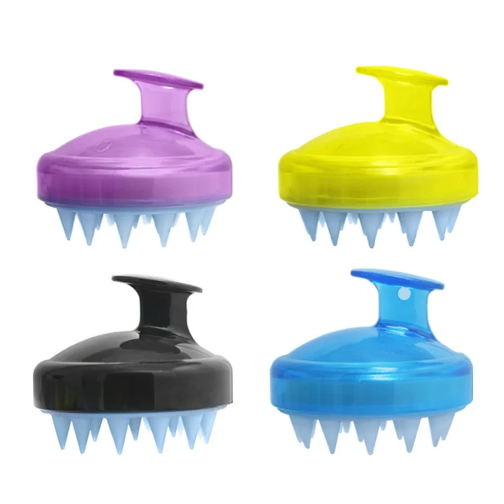 

Mini Portable Silicone Hair Scalp Massage Comb Magic Hair Brush Soft Silicone Comb Shampoo Brush Comb Head Massager Health Care