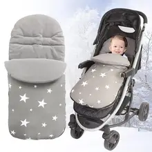 Универсальный Детский зимний спальный мешок для коляски, спальный мешок для детской коляски, ветрозащитный водонепроницаемый теплый чехол для ног