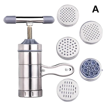 

1PCS Stainless Steel Pasta Noodle Maker Fruit Juicer Press Spaghetti Kitchen Machine Manual Food Processors TB Sale