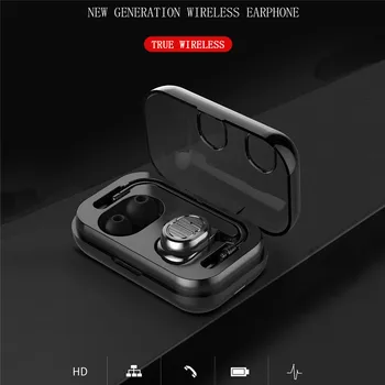 

Kowkaka TWS 5.0 Bluetooth Earphones In-ear Earbuds Wireless earbuds Stereo Bass Headset LED Phone Holder fast charging