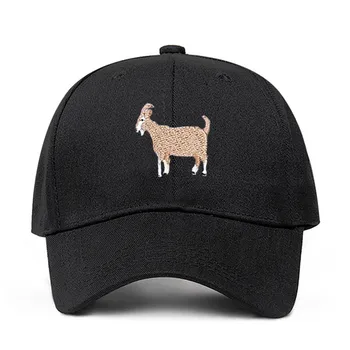 

Embroidery goat Baseball Cap Dad Hat Gift Valentines Day Boyfriend Girlfriend Kawaii Men Women Snapback Hat