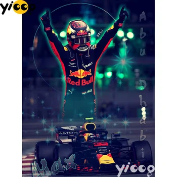 

5D DIY diamond Painting Cross Stitch full square drill embroidery Formula car Diamond mosaic Home Decor Gift AX0535