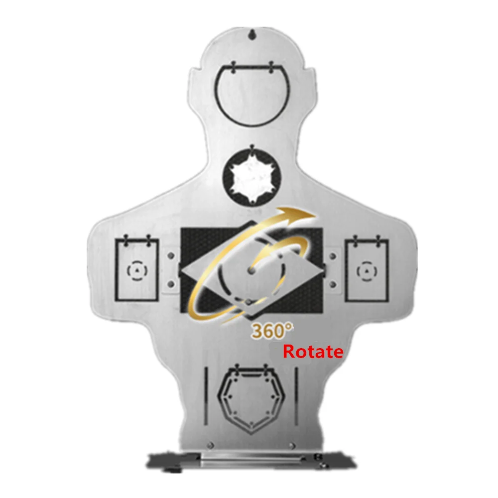 IDPA IPSC профессиональная мишень из нержавеющей стали USPSA для стрельбы