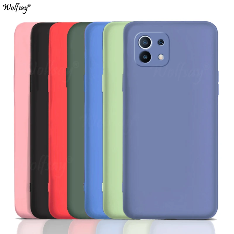Для Xiaomi Mi 10 Lite чехол силиконовый мягкий Funda задняя защитная крышка для Mi10