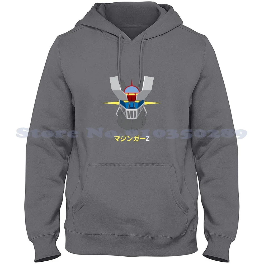 Z-Color Streetwear Sport Felpa Con Cappuccio Z Mazinga Mazingaz Great Gonagai Grendizer Goldorak Goldrake Kotetsu Jeeg Metal