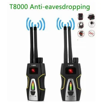 

T8000 Anti Candid Camera Signal Detector GSM Audio Finder GPS Scan Detect Anti- Spy Wireless RF Signal Detector