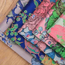 5 стилей жаккардовая идиллическая Роза Хлопок Ткань сумка пальто платье Швейные Патч текстиль diy полиэстер tissu ткань C911