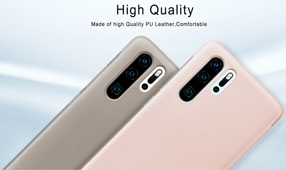 Huawei mate 30 Pro флип-чехол зеркальный смарт-вид Пробуждение сна кожаный защитный чехол для huawei P20 Pro P20