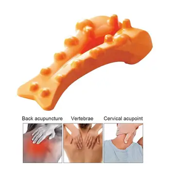 

Correct Cervical Vertebra Lumbar Traction Straight Spine Spine Relax Back Massage Board Brace Back Stretching Device Health Care