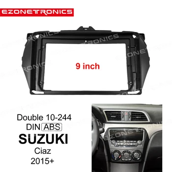 

2Din 1DIN Car CD DVD Frame Audio Fitting Adaptor Dash Trim Facia Panel 9inch For SUZUKI Ciaz 2015+ Double Din Radio Player
