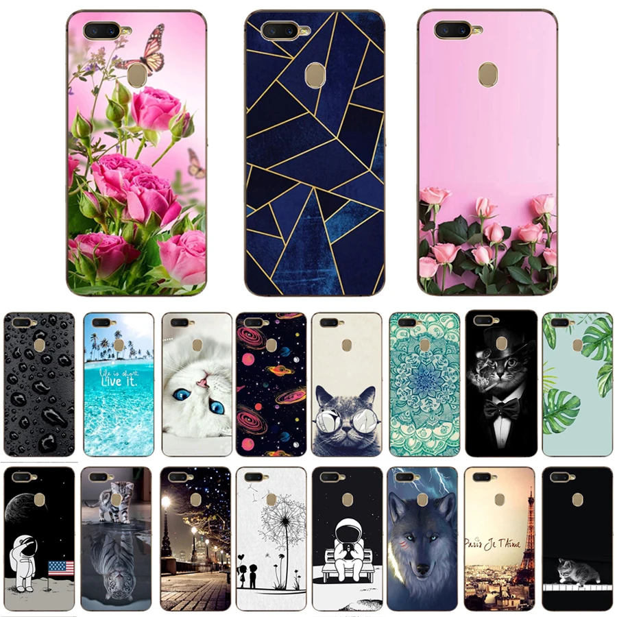 

For OPPO A5S CPH1909 A 5S Case 6.2" Luxury TPU Silicone Cases for OPPO AX5S Back Cover for OPPOA5S Funda Coque