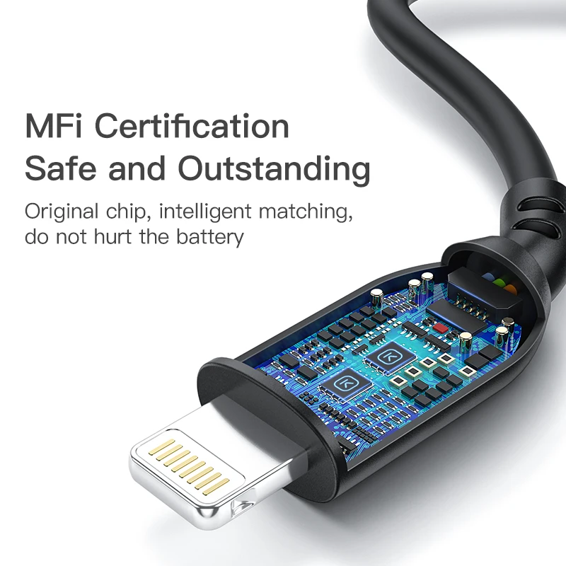 USB кабель KUULAA MFi для iPhone 11 Pro/XS Max/X/XR зарядный шнур с поддержкой быстрой зарядки 8 7 6