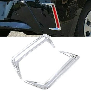 

2pcs Auto Car Rear Fog Light Lamp Eyebrow Cover Decorations Frame Trim Chrome For Toyota Corolla Hatchback 2019-2020