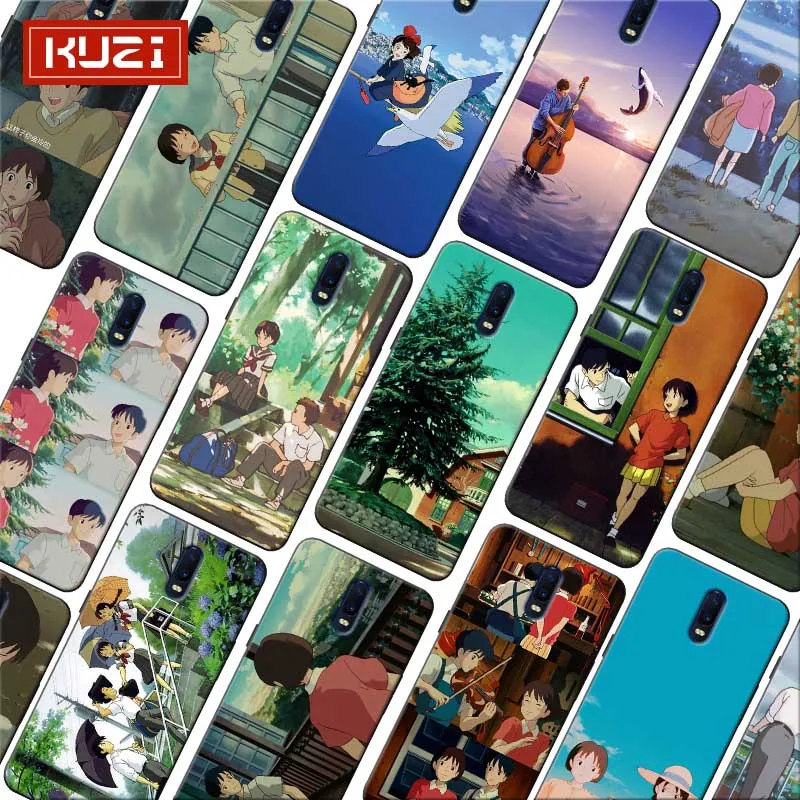 Phone Case for oneplus one plus 7 pro 7t 6 6t 5t Soft silicone Cover Whisper of the Heart |