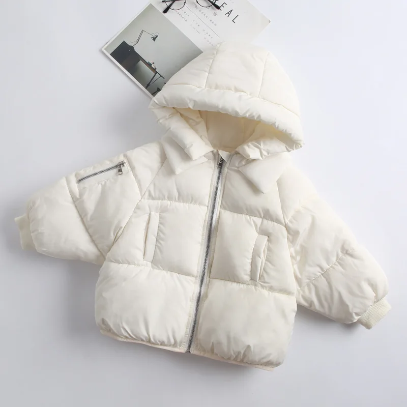 Детская зимняя одежда хлопковая стеганая куртка с капюшоном для маленьких девочек, теплая верхняя одежда детские парки enfant, куртка, пальто для малышей