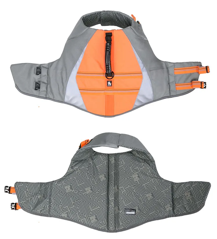 Truelove Pet Dog Life Jacket Vest Flotation Device Safety Adjustable Reflective Secure Swimwear Dog Life Saver french bulldog  (12)