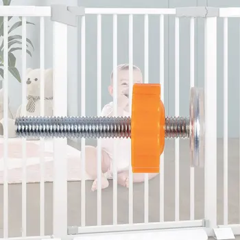 

4pcs Pressure Toddler Safety Stairs Gate Screws Bolts Threaded Spindle Rods Sturdy Gate Bar Installing Fixings Spare Tool Parts