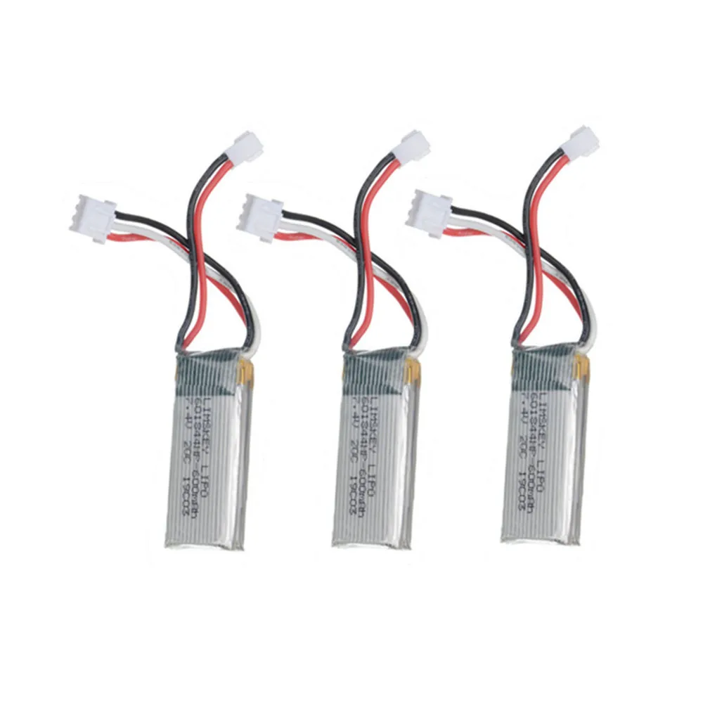 2S 7 4 V 600mAh 20C литий-полимерный аккумулятор для WLtoys F959 RC Drone Parts и зарядное устройство