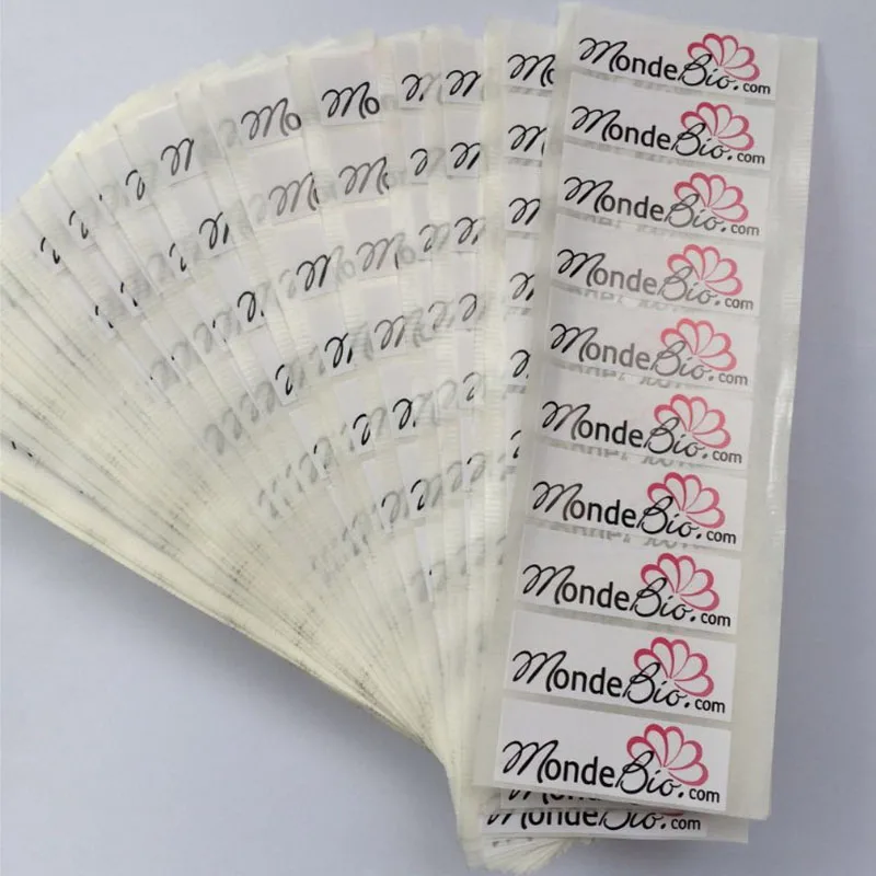 1000pcs 80x15mm 사용자 정의 인쇄 접착 종이 스티커 프로 모션, 중소 기업에 대 한 음식 케이크 수 제 포장 씰링 레이블