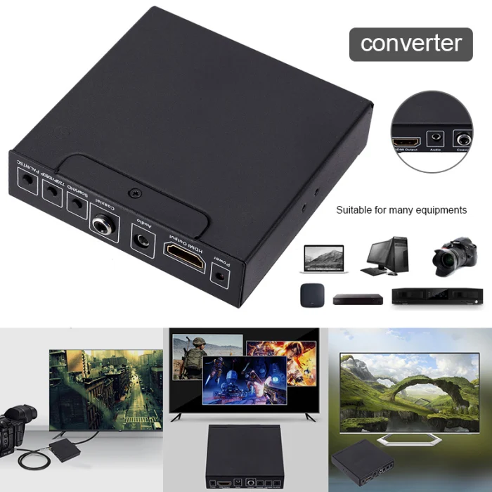 Конвертер HD SCART+ HDMI в HDMI+ цифровой аудио сигнал видео коробка видео конвертер JHP-лучший