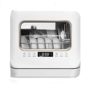 Price Dishwasher Tabletop Fully Automatic Intelligent Free Installation Sterilization Brush Bowl Machine