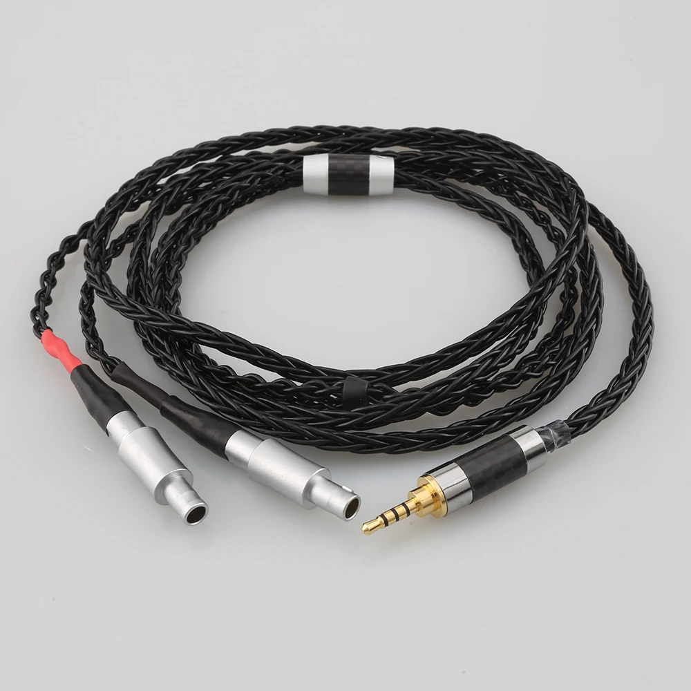 

HIFI Custom Made 2.5mm Balanced Silver Plated Cable 8Core Detach Cable for HD800 HD800S HD820 Headphones