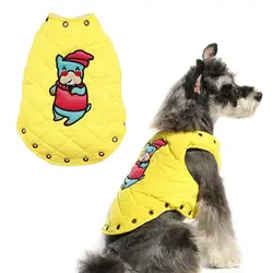 Одежда для собак, Зимняя Теплая стеганая куртка для питомцев, одежда, теплый уличный комплект, товары для собак, товары для домашних