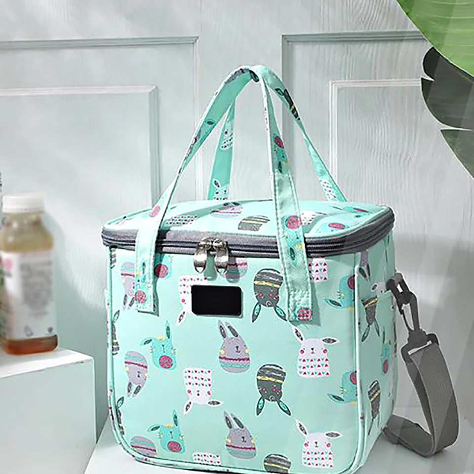 zíper recipiente à prova dbenágua cooler bento bolsa