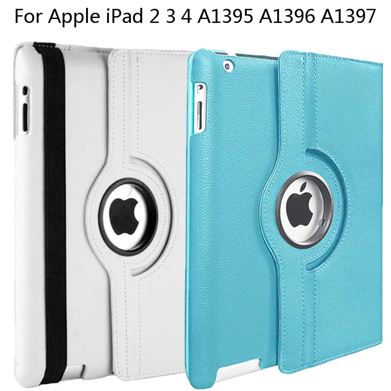 

For Apple iPad 2/3/ 4 Tempered Glass Screen Protector For iPad 2 3 4 A1396 A1397 A1416 A1430 A1458 A1460 9.7 Case PU Stand Cover
