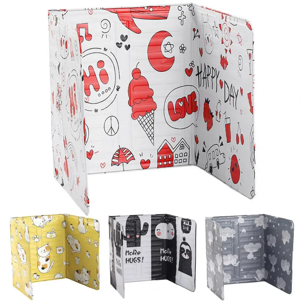 Practical Splatter Screen Lightweight Oil Splatter Screen Easy to Storage Anti-splashing Foldable Oil