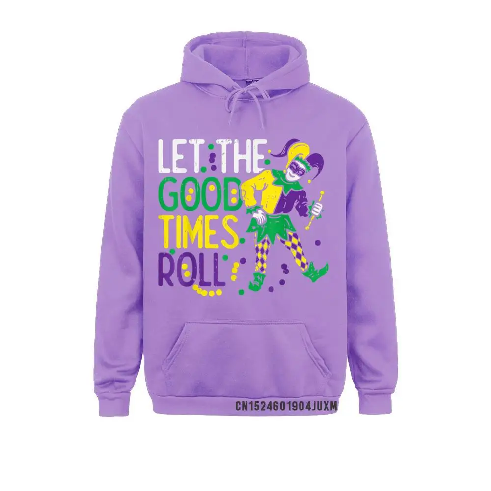 Design Let The Good Time Roll Jester Bead Funny Mardi Gras Carnival T-Shirt__201 Men Sweatshirts Company Summer Fall Long Sleeve  Hoodies Clothes Let The Good Time Roll Jester Bead Funny Mardi Gras Carnival T-Shirt__201purple