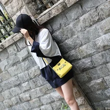 Производители женская сумка через плечо женская Весенняя новая стильная сумка через плечо модная мини сумка брезентовый мешок