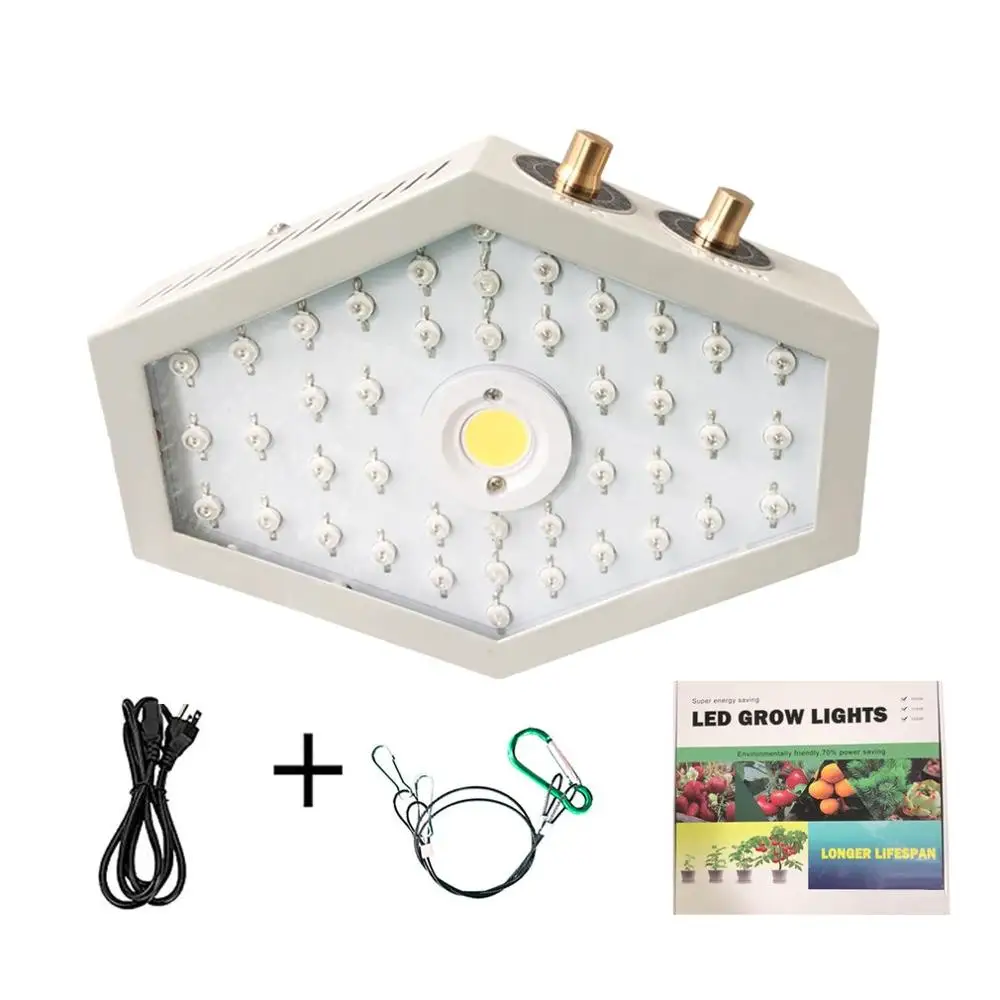 

Plants LED Grow Light Full Spectrum 1000W Double Chip Red/Blue/UV/IR Lateral Angle Light For Indoor Plants VEG BLOOM