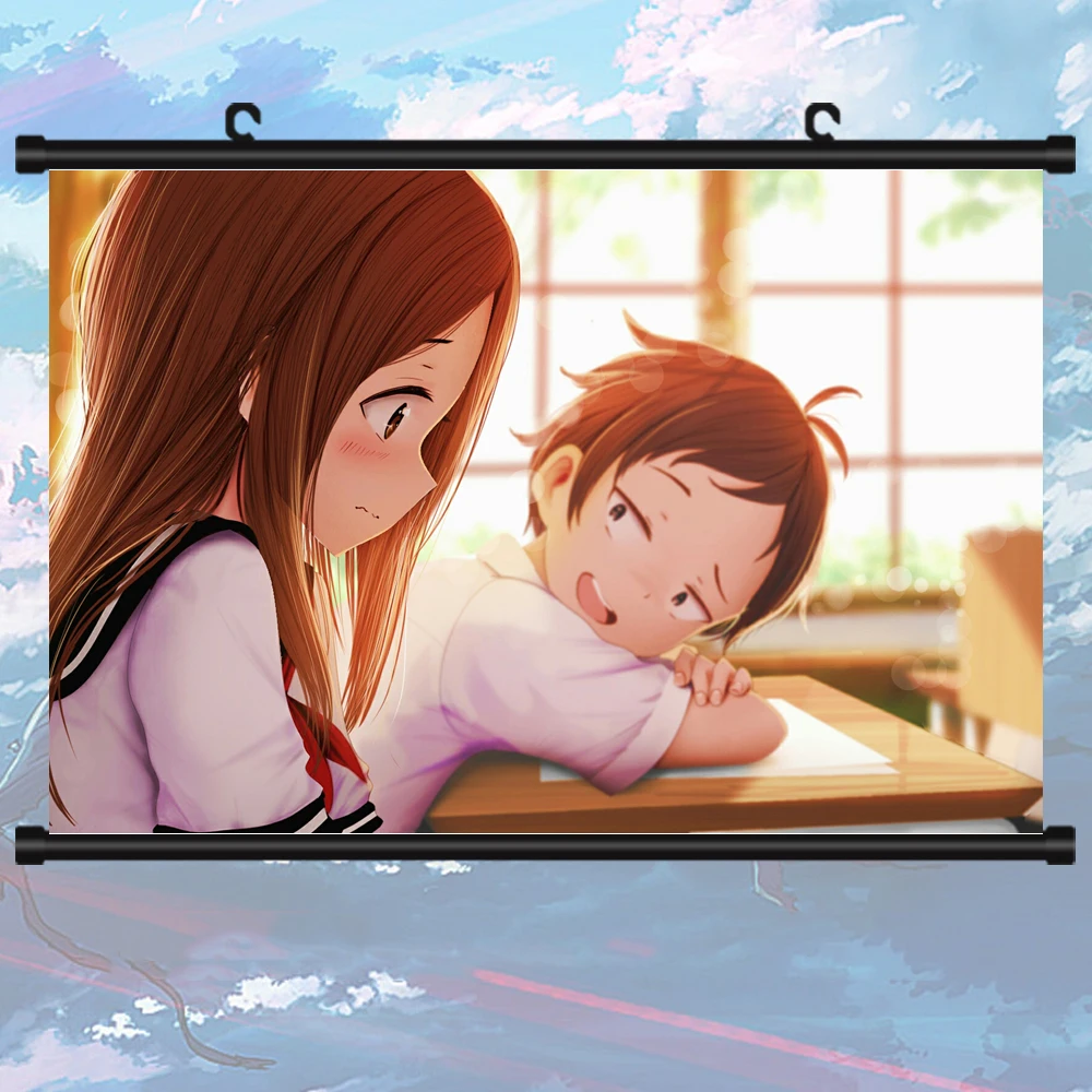 Karakai Jouzu No Takagi-san Takagi Anime Manga Wall Retro Poster