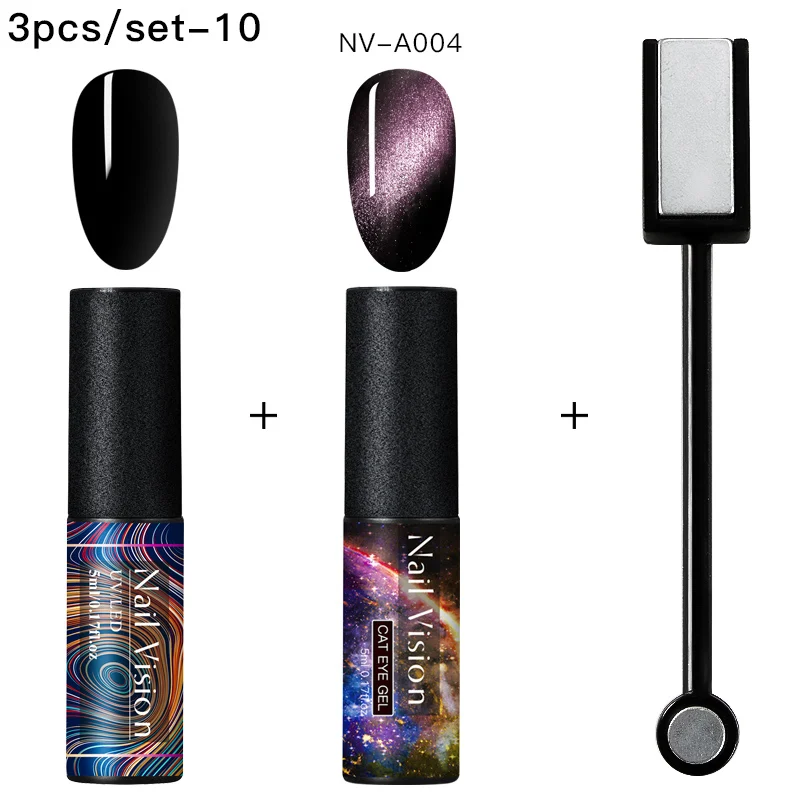 Nail Vision 7D Гель-лак для ногтей с эффектом «кошачий глаз» Хамелеон для использования с магнитом Гель-лак для Ногтей Стойкий Сияющий лазер 5 мл замачиваемый УФ светодиодный Гель-лак - Цвет: ZH07300
